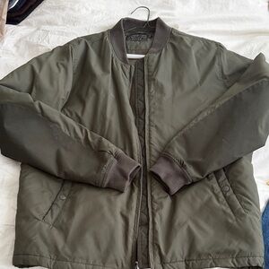 J. Crew Men's Olive Green Bomber Jacket